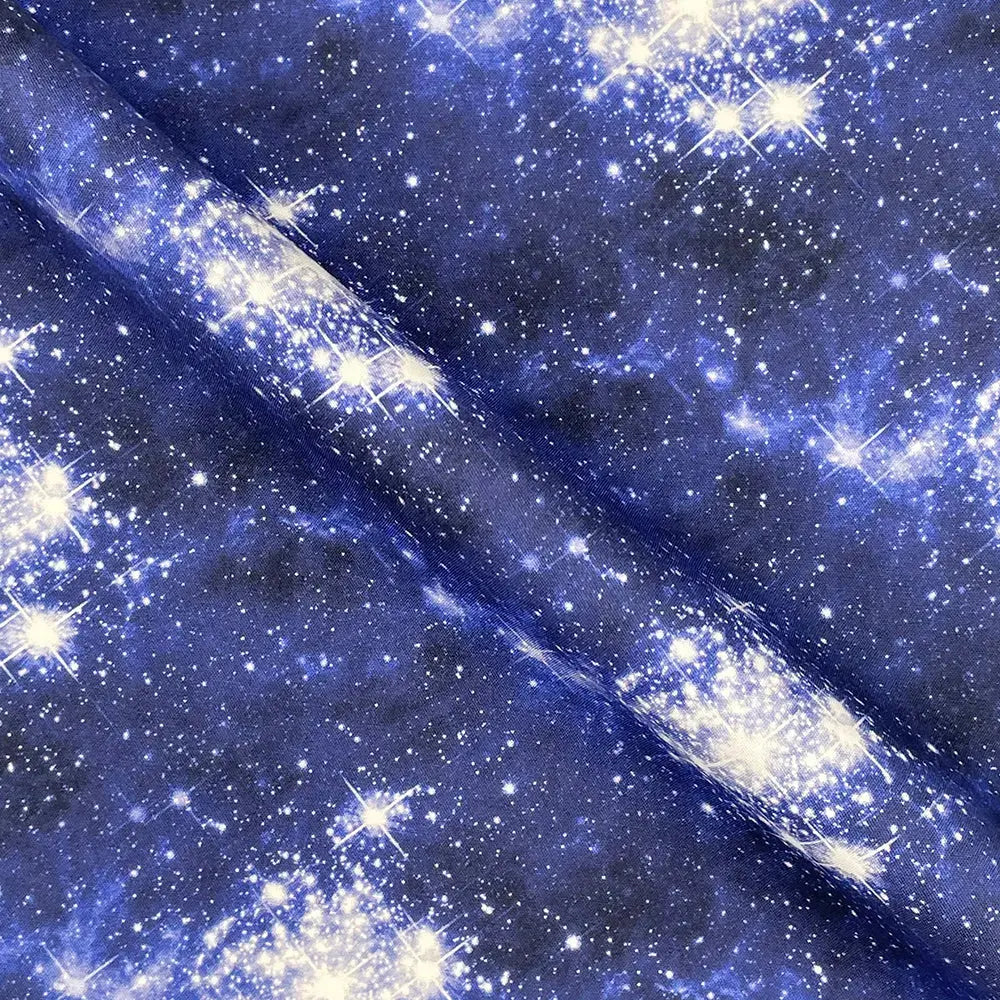 Galaxy Digital Printed 100% Cotton Poplin Fabric | Lightweight OEKO-TEX® Standard 100 125gsm 45" (115cm) Wide – Sold by the Meter