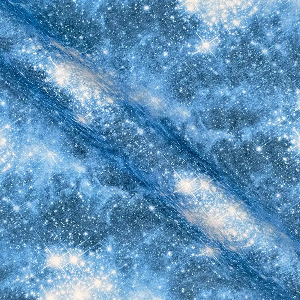 Galaxy Digital Printed 100% Cotton Poplin Fabric | Lightweight OEKO-TEX® Standard 100 125gsm 45
