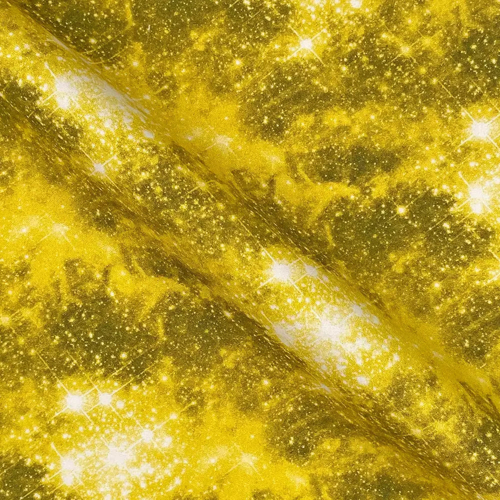 Galaxy Digital Printed 100% Cotton Poplin Fabric | Lightweight OEKO-TEX® Standard 100 125gsm 45