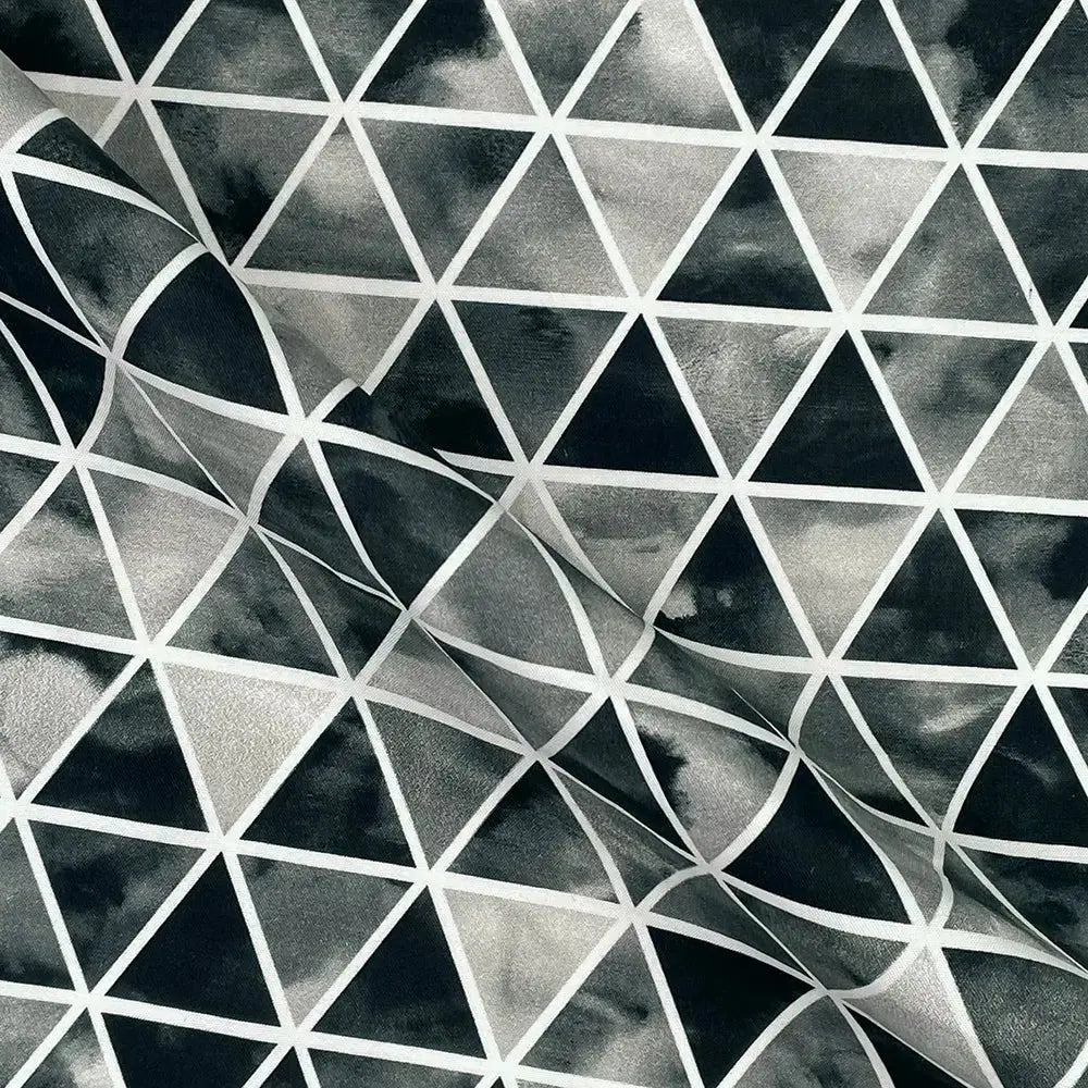 Geometric Digital Printed 100% Cotton Poplin Fabric | Lightweight OEKO-TEX® Standard 100 125gsm 45" (115cm) Wide – Sold by the Meter