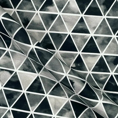 Geometric Digital Printed 100% Cotton Poplin Fabric | Lightweight OEKO-TEX® Standard 100 125gsm 45" (115cm) Wide – Sold by the Meter