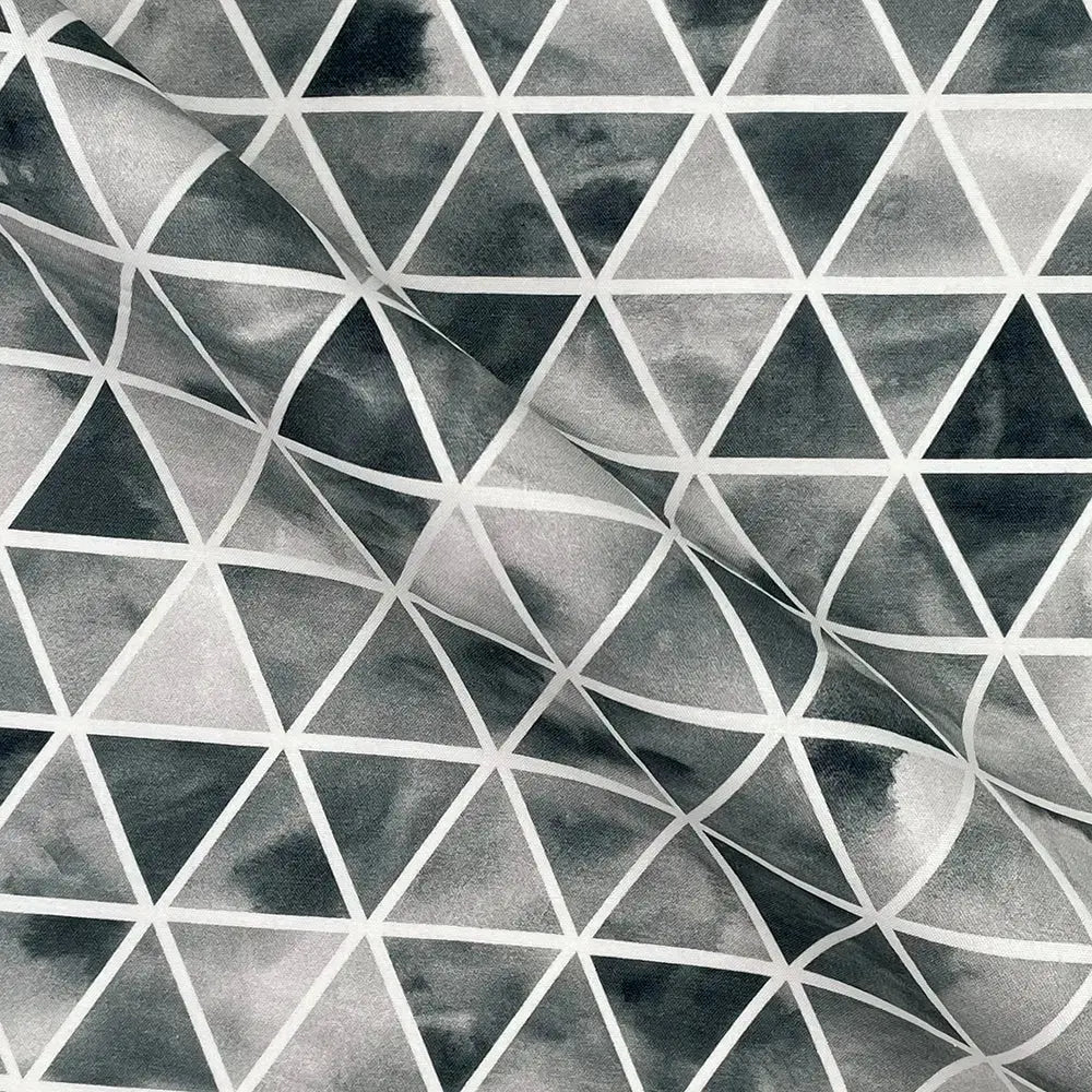 Geometric Digital Printed 100% Cotton Poplin Fabric | Lightweight OEKO-TEX® Standard 100 125gsm 45" (115cm) Wide – Sold by the Meter