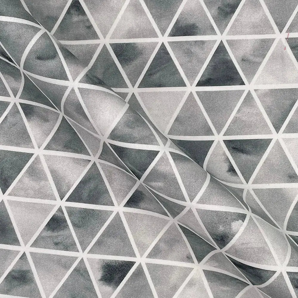 Geometric Digital Printed 100% Cotton Poplin Fabric | Lightweight OEKO-TEX® Standard 100 125gsm 45" (115cm) Wide – Sold by the Meter