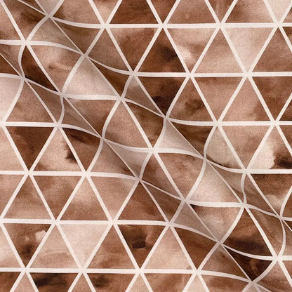 Geometric Digital Printed 100% Cotton Poplin Fabric | Lightweight OEKO-TEX® Standard 100 125gsm 45" (115cm) Wide – Sold by the Meter