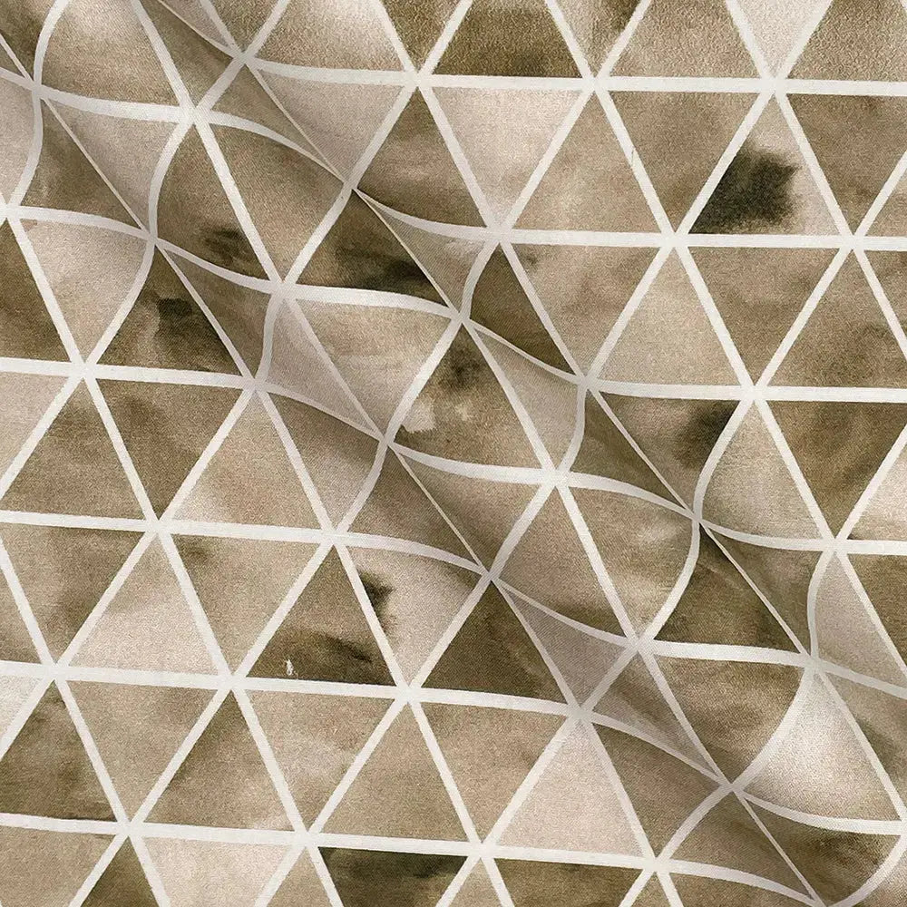 Geometric Digital Printed 100% Cotton Poplin Fabric | Lightweight OEKO-TEX® Standard 100 125gsm 45
