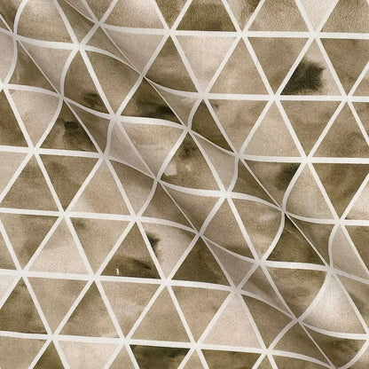 Geometric Digital Printed 100% Cotton Poplin Fabric | Lightweight OEKO-TEX® Standard 100 125gsm 45" (115cm) Wide – Sold by the Meter