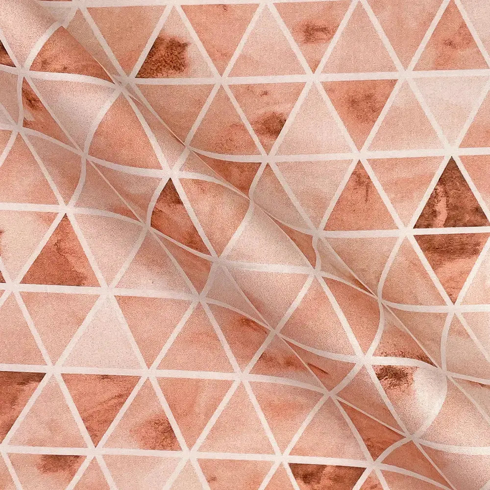 Geometric Digital Printed 100% Cotton Poplin Fabric | Lightweight OEKO-TEX® Standard 100 125gsm 45" (115cm) Wide – Sold by the Meter