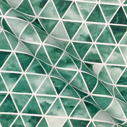Geometric Digital Printed 100% Cotton Poplin Fabric | Lightweight OEKO-TEX® Standard 100 125gsm 45" (115cm) Wide – Sold by the Meter