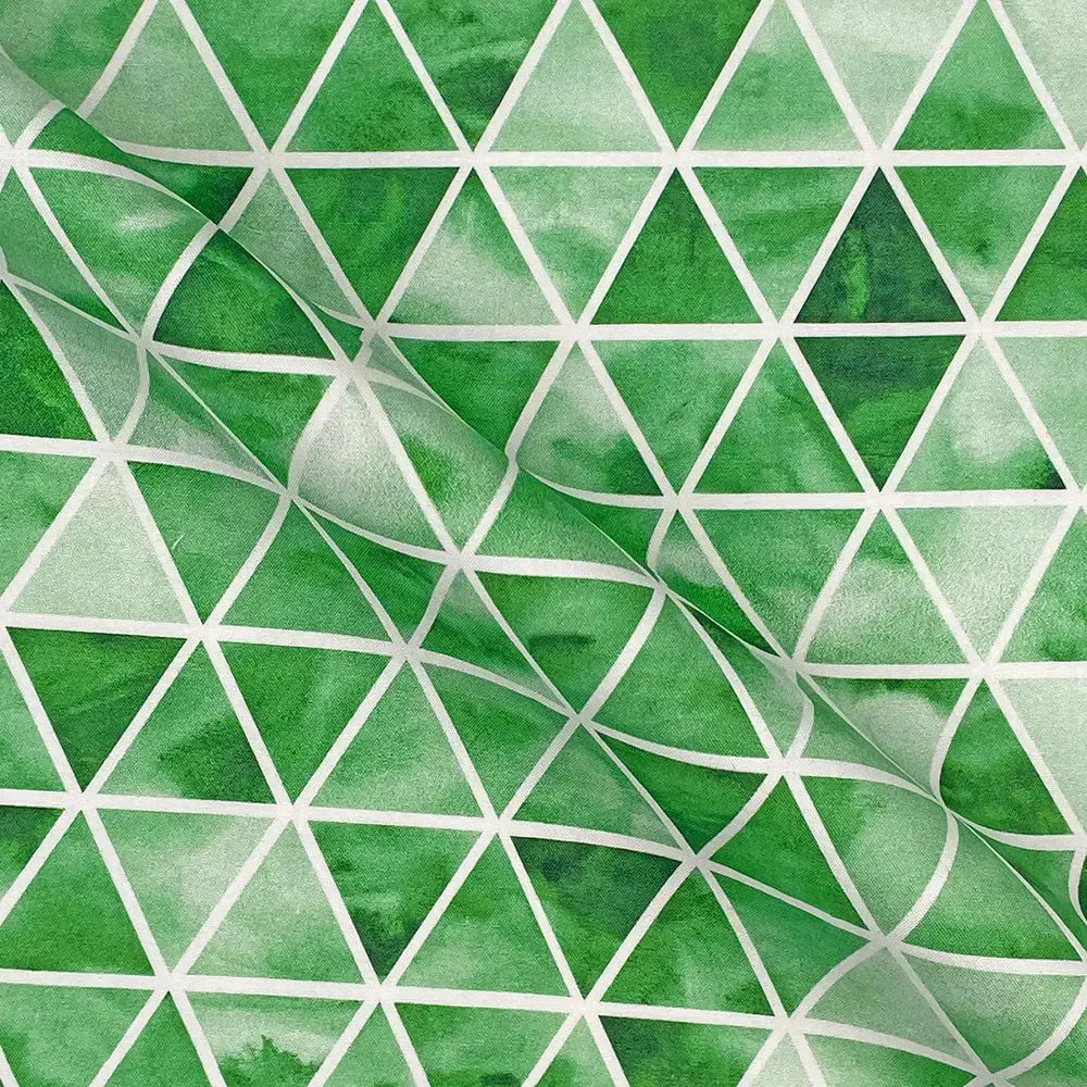 Geometric Digital Printed 100% Cotton Poplin Fabric | Lightweight OEKO-TEX® Standard 100 125gsm 45