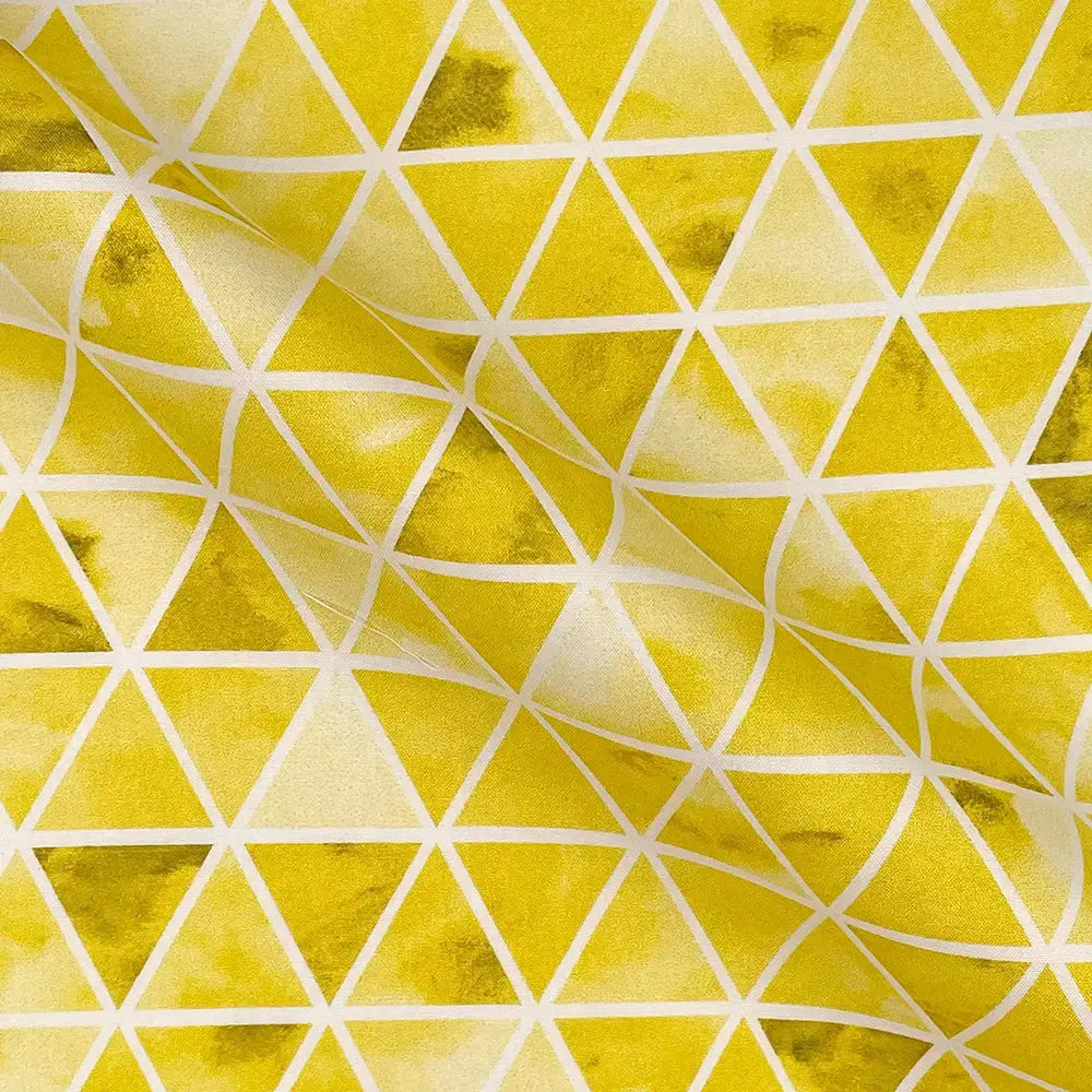 Geometric Digital Printed 100% Cotton Poplin Fabric | Lightweight OEKO-TEX® Standard 100 125gsm 45