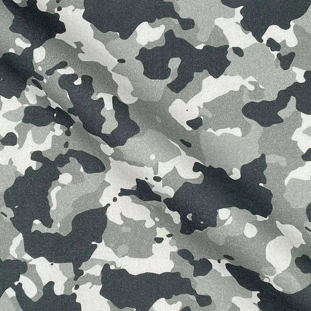 Camouflage Digital Printed 100% Cotton Poplin Fabric | Lightweight OEKO-TEX® Standard 100 125gsm 45