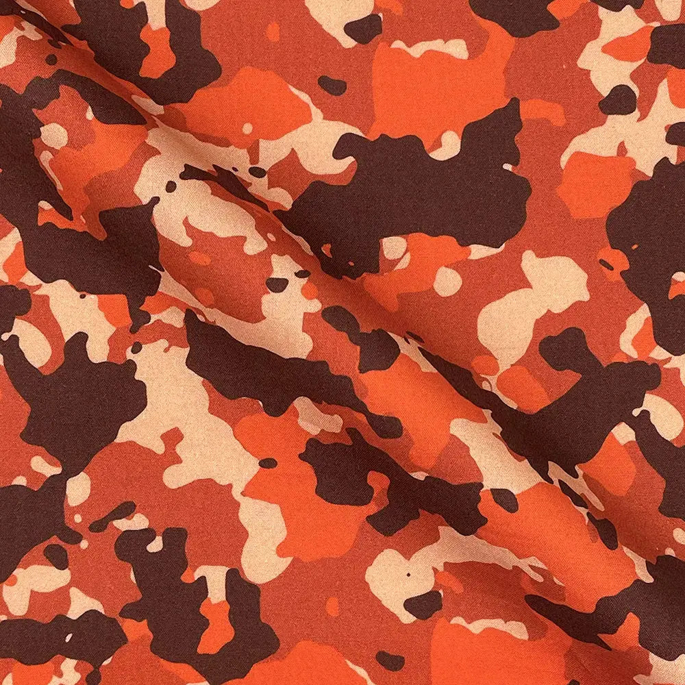 Camouflage Digital Printed 100% Cotton Poplin Fabric | Lightweight OEKO-TEX® Standard 100 125gsm 45" (115cm) Wide – Sold by the Meter