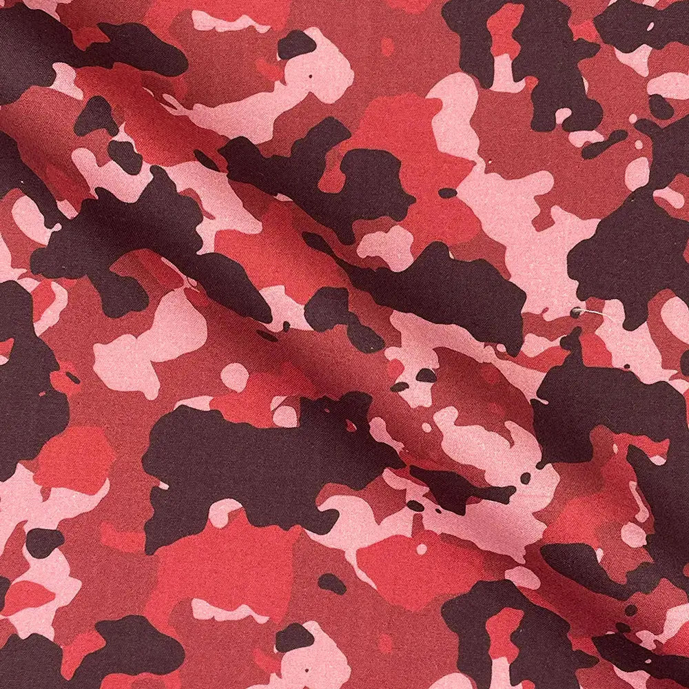 Camouflage Digital Printed 100% Cotton Poplin Fabric | Lightweight OEKO-TEX® Standard 100 125gsm 45