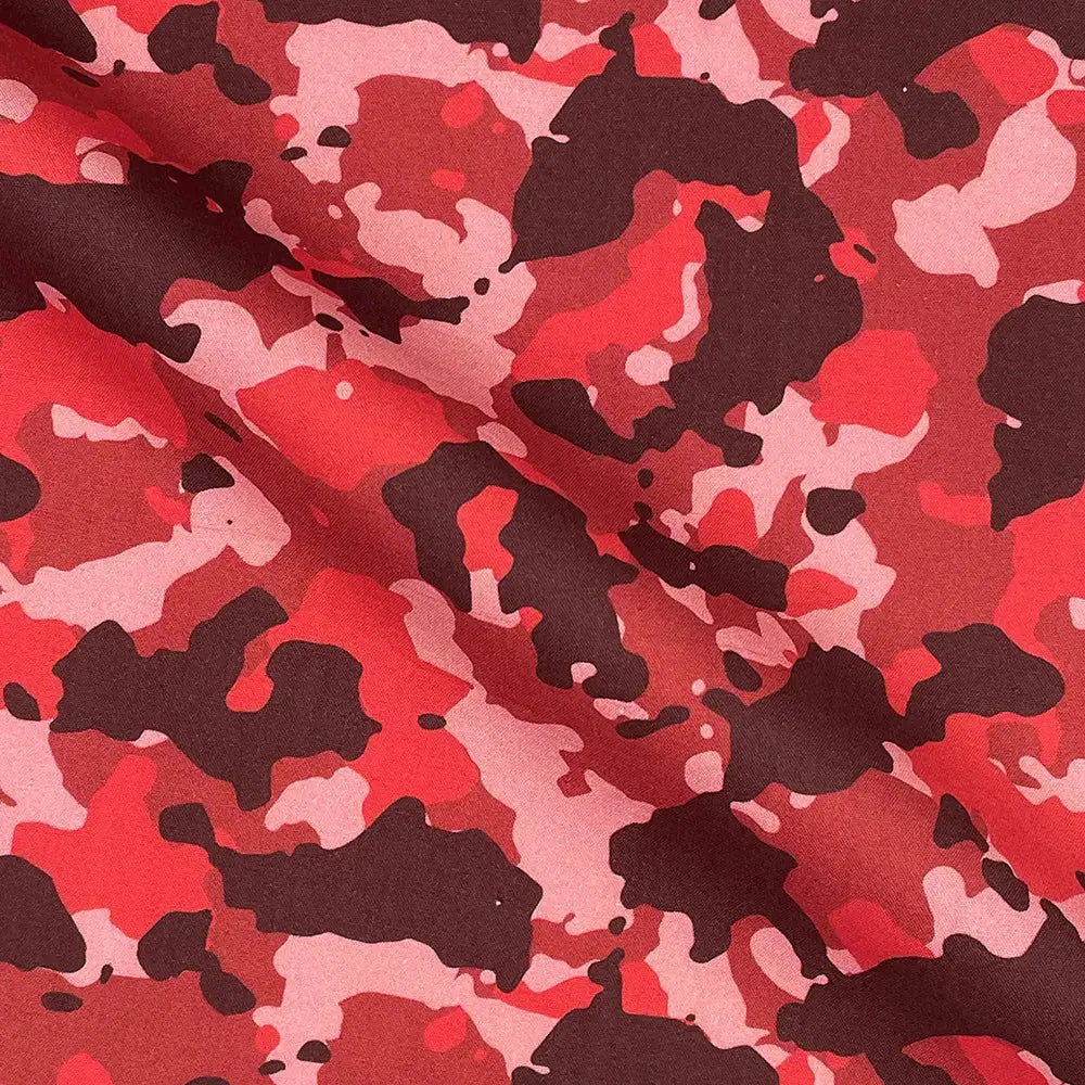 Camouflage Digital Printed 100% Cotton Poplin Fabric | Lightweight OEKO-TEX® Standard 100 125gsm 45" (115cm) Wide – Sold by the Meter