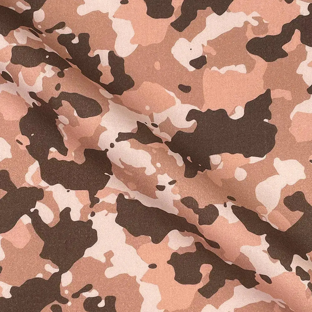 Camouflage Digital Printed 100% Cotton Poplin Fabric | Lightweight OEKO-TEX® Standard 100 125gsm 45