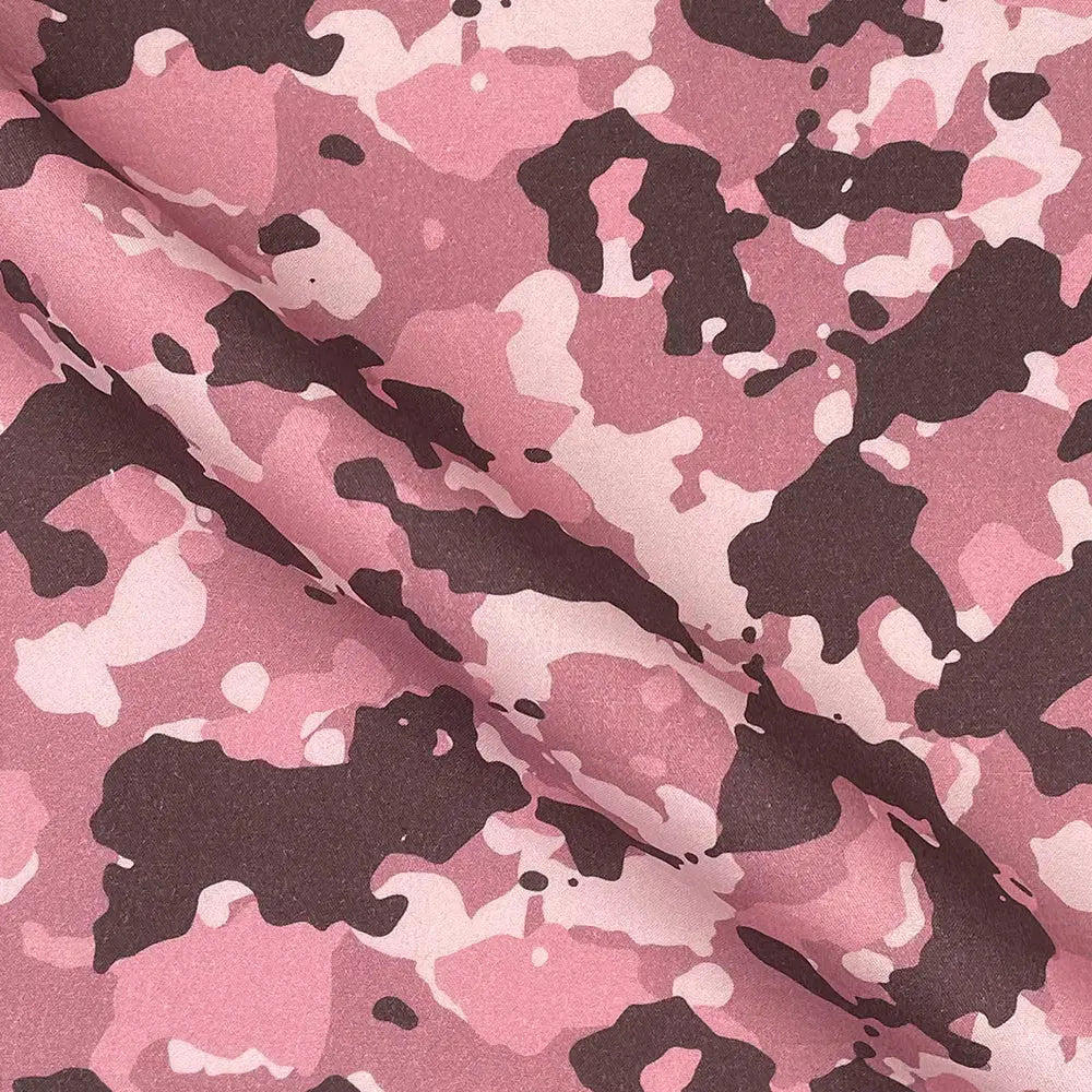 Camouflage Digital Printed 100% Cotton Poplin Fabric | Lightweight OEKO-TEX® Standard 100 125gsm 45