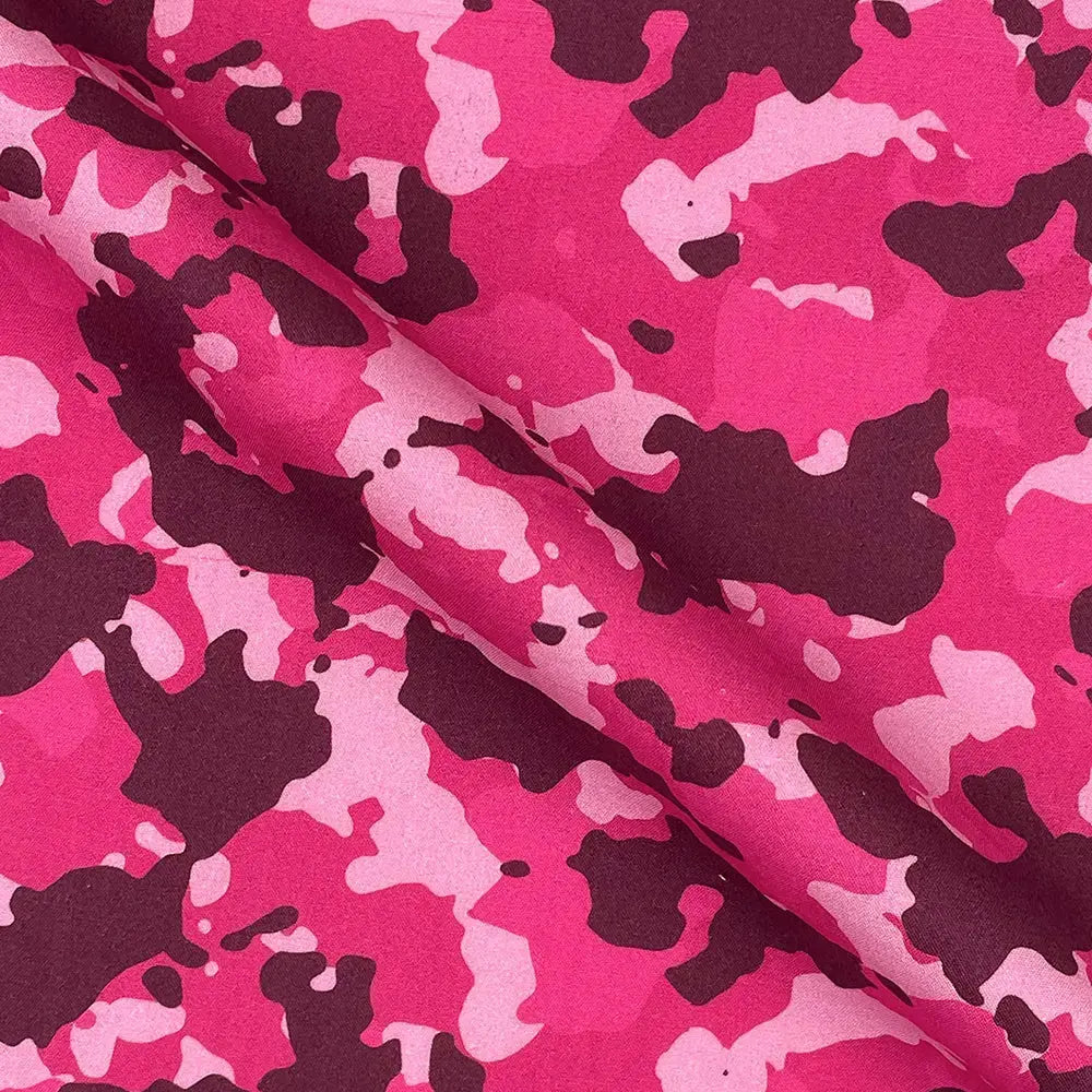 Camouflage Digital Printed 100% Cotton Poplin Fabric | Lightweight OEKO-TEX® Standard 100 125gsm 45