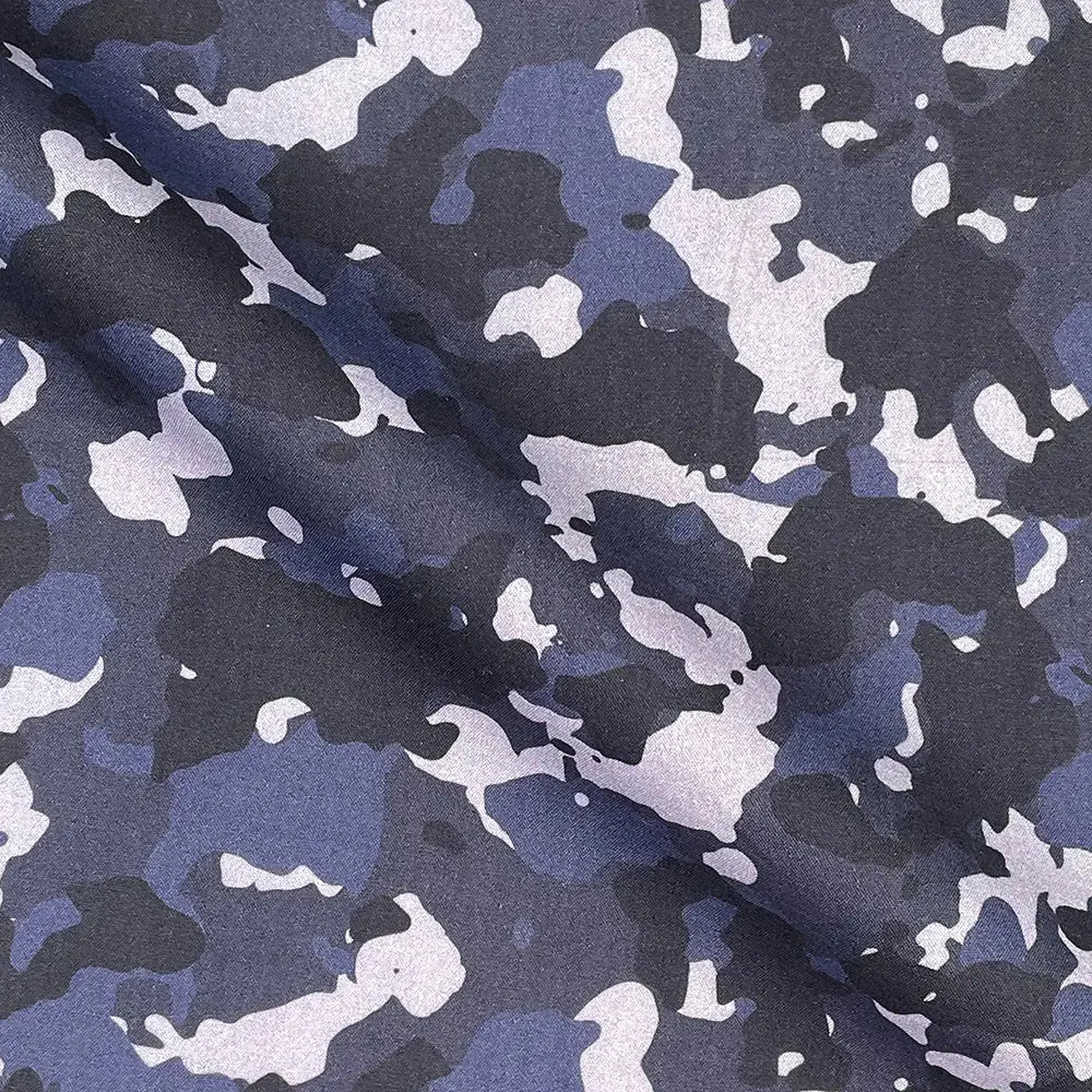 Camouflage Digital Printed 100% Cotton Poplin Fabric | Lightweight OEKO-TEX® Standard 100 125gsm 45" (115cm) Wide – Sold by the Meter