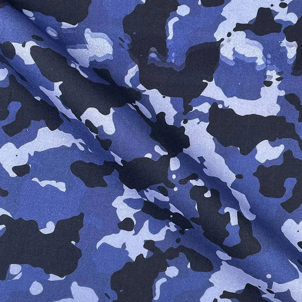 Camouflage Digital Printed 100% Cotton Poplin Fabric | Lightweight OEKO-TEX® Standard 100 125gsm 45" (115cm) Wide – Sold by the Meter