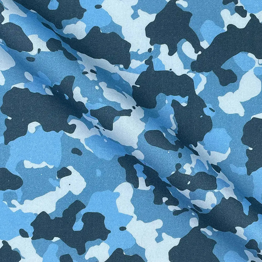 Camouflage Digital Printed 100% Cotton Poplin Fabric | Lightweight OEKO-TEX® Standard 100 125gsm 45