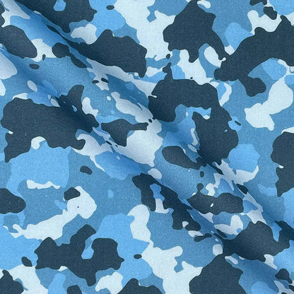 Camouflage Digital Printed 100% Cotton Poplin Fabric | Lightweight OEKO-TEX® Standard 100 125gsm 45" (115cm) Wide – Sold by the Meter