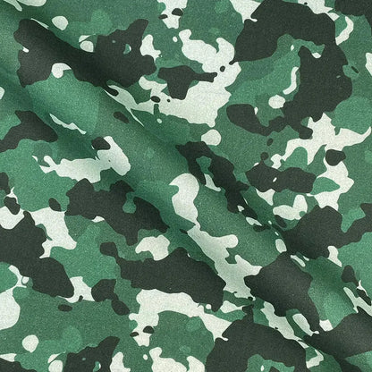 Camouflage Digital Printed 100% Cotton Poplin Fabric | Lightweight OEKO-TEX® Standard 100 125gsm 45" (115cm) Wide – Sold by the Meter