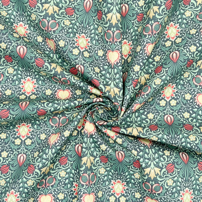 100% Cotton Percale Fabric | 44" (112cm) Wide Lightweight 200 Thread Count Dressmaking & Craft Material – William Morris Designs – Sold by the Meter