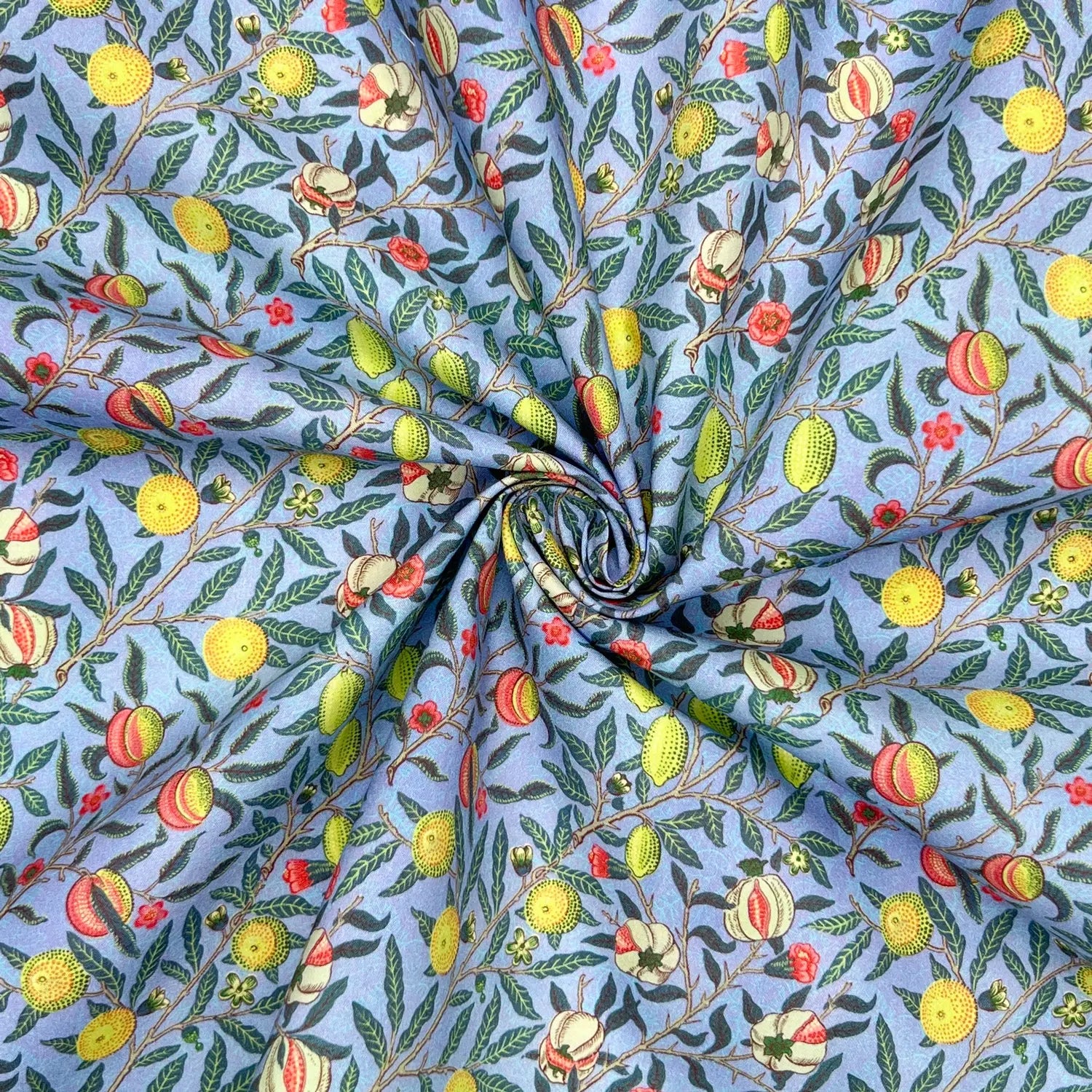 100% Cotton Percale Fabric | 44" (112cm) Wide Lightweight 200 Thread Count Dressmaking & Craft Material – William Morris Designs – Sold by the Meter
