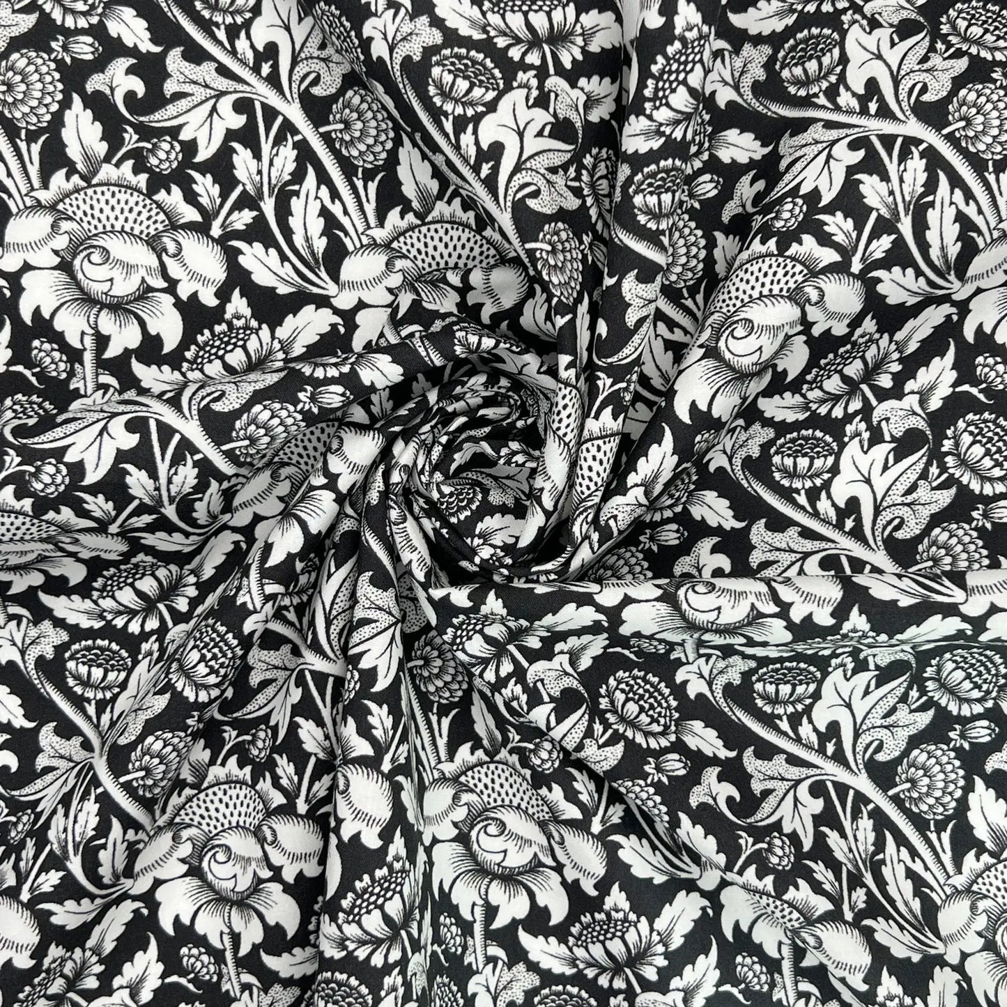 100% Cotton Percale Fabric | 44" (112cm) Wide Lightweight 200 Thread Count Dressmaking & Craft Material – Mix Designs – Sold by the Meter