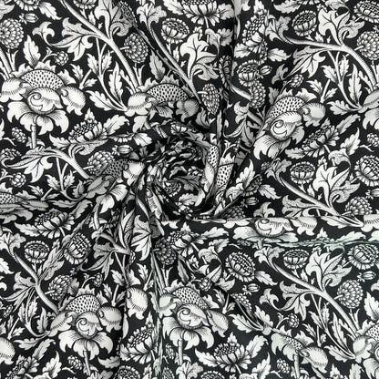 100% Cotton Percale Fabric | 44" (112cm) Wide Lightweight 200 Thread Count Dressmaking & Craft Material – Mix Designs – Sold by the Meter