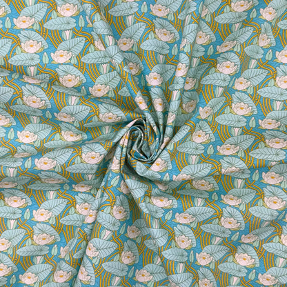 100% Cotton Percale Fabric | 44" (112cm) Wide Lightweight 200 Thread Count Dressmaking & Craft Material – Maurice Pillard Verneuil Designs – Sold by the Meter