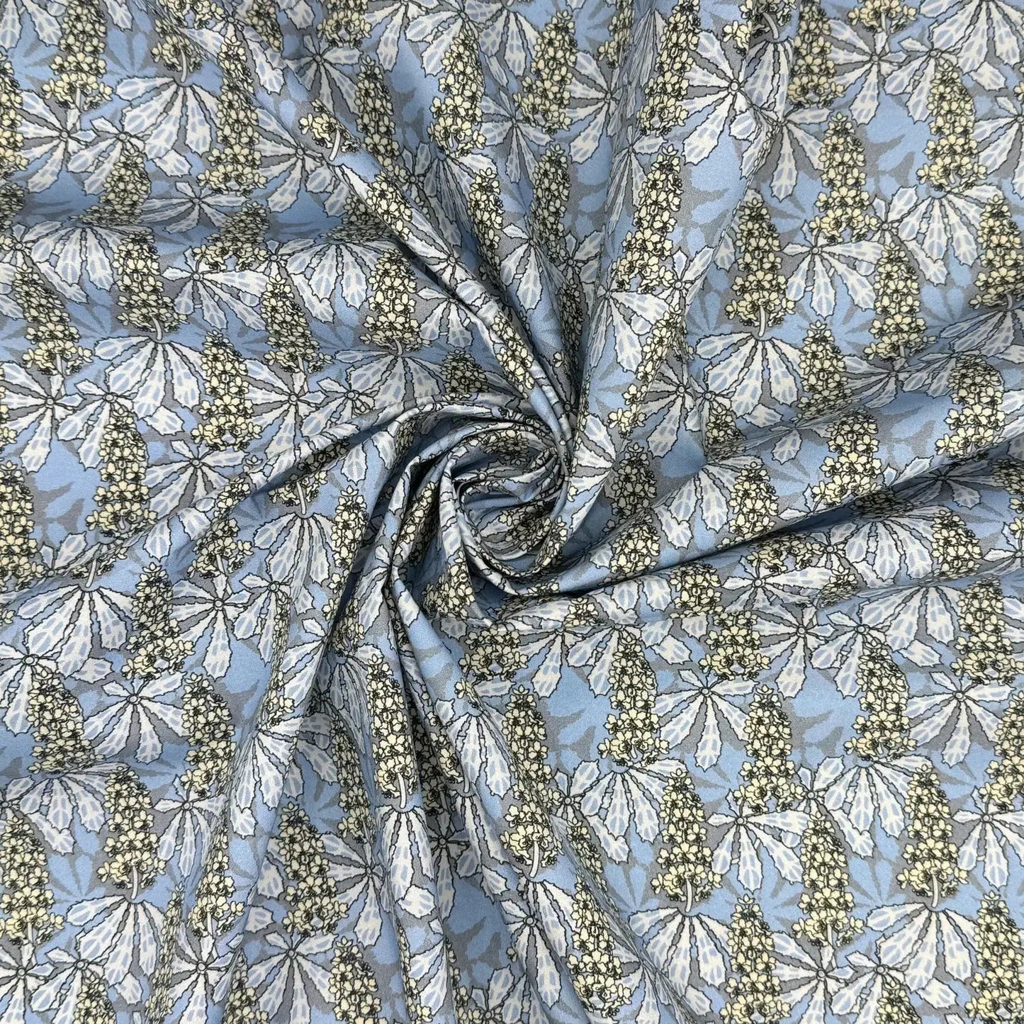 100% Cotton Percale Fabric | 44" (112cm) Wide Lightweight 200 Thread Count Dressmaking & Craft Material – Maurice Pillard Verneuil Designs – Sold by the Meter