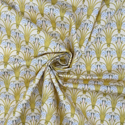 100% Cotton Percale Fabric | 44" (112cm) Wide Lightweight 200 Thread Count Dressmaking & Craft Material – Maurice Pillard Verneuil Designs – Sold by the Meter