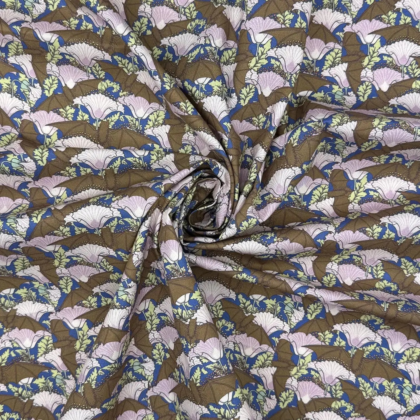 100% Cotton Percale Fabric | 44" (112cm) Wide Lightweight 200 Thread Count Dressmaking & Craft Material – Maurice Pillard Verneuil Designs – Sold by the Meter