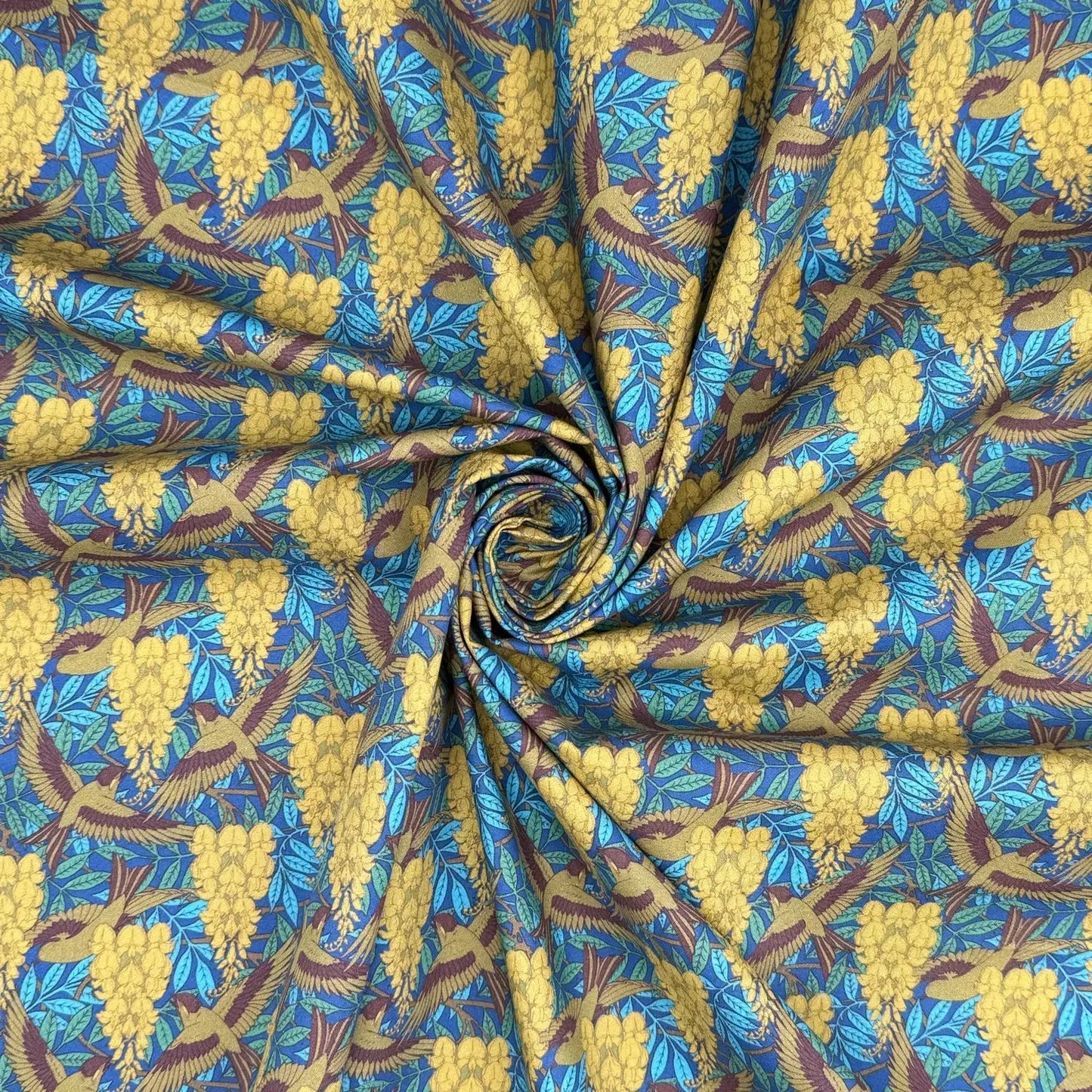 100% Cotton Percale Fabric | 44" (112cm) Wide Lightweight 200 Thread Count Dressmaking & Craft Material – Maurice Pillard Verneuil Designs – Sold by the Meter