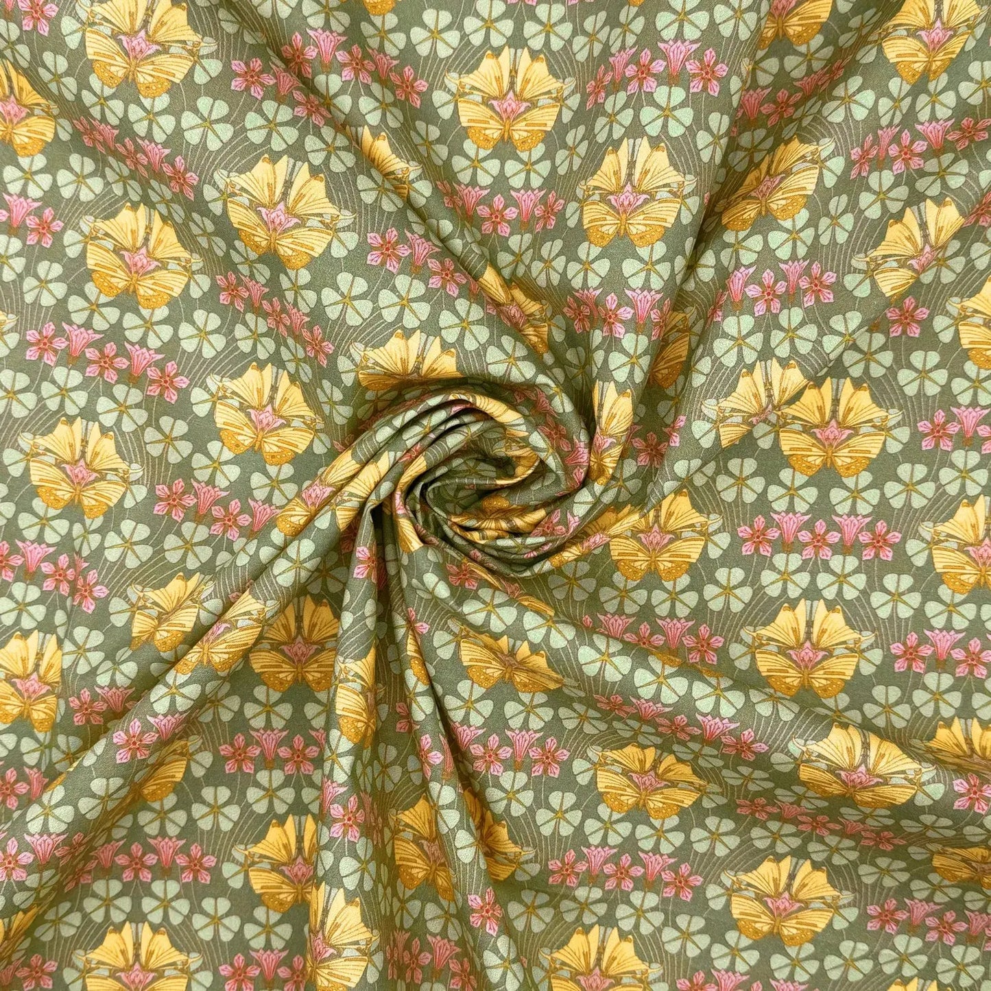 100% Cotton Percale Fabric | 44" (112cm) Wide Lightweight 200 Thread Count Dressmaking & Craft Material – Maurice Pillard Verneuil Designs – Sold by the Meter