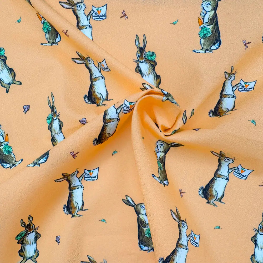 Winnie the Pooh Cotton Percale Fabric | Lightweight 200 Thread Count 100% Cotton 44