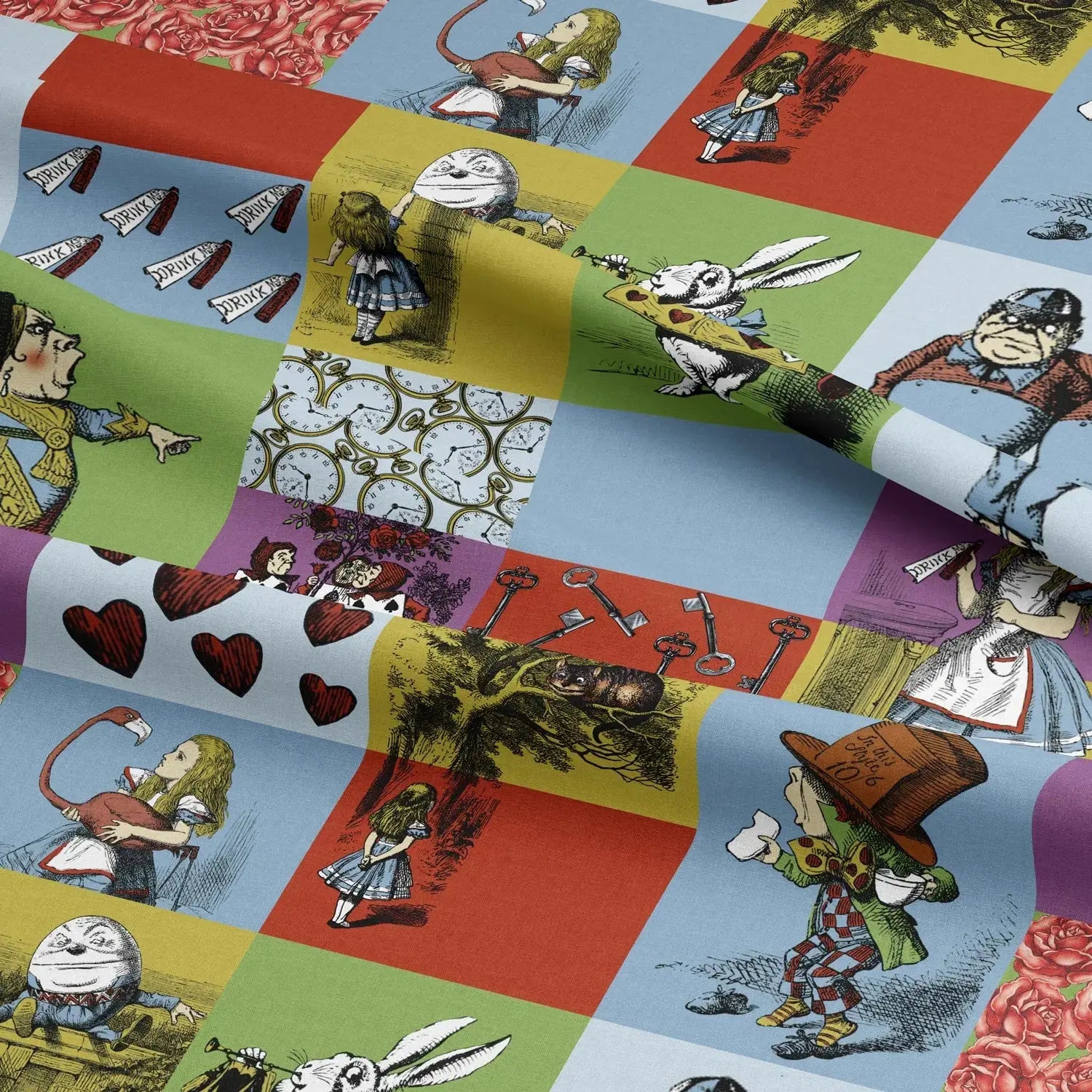 100% Cotton Percale Fabric | 44" (112cm) Wide Lightweight 200 Thread Count Dressmaking & Craft Material – Mix Designs – Sold by the Meter