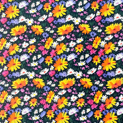 100% Cotton Percale Fabric | 44" (112cm) Wide Lightweight 200 Thread Count Dressmaking & Craft Material – Mix Designs – Sold by the Meter