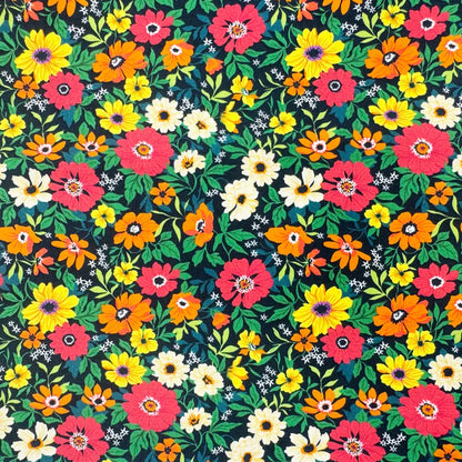 100% Cotton Percale Fabric | 44" (112cm) Wide Lightweight 200 Thread Count Dressmaking & Craft Material – Mix Designs – Sold by the Meter