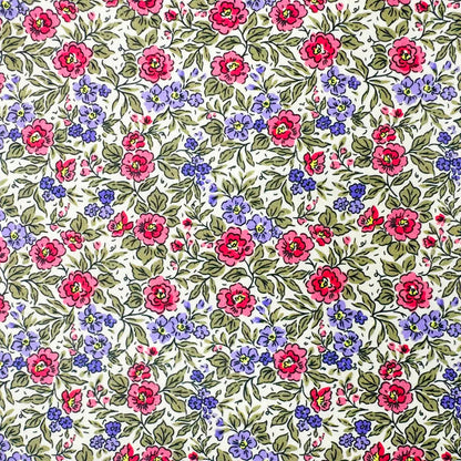 100% Cotton Percale Fabric | 44" (112cm) Wide Lightweight 200 Thread Count Dressmaking & Craft Material – Mix Designs – Sold by the Meter
