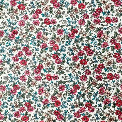 100% Cotton Percale Fabric | 44" (112cm) Wide Lightweight 200 Thread Count Dressmaking & Craft Material – Mix Designs – Sold by the Meter