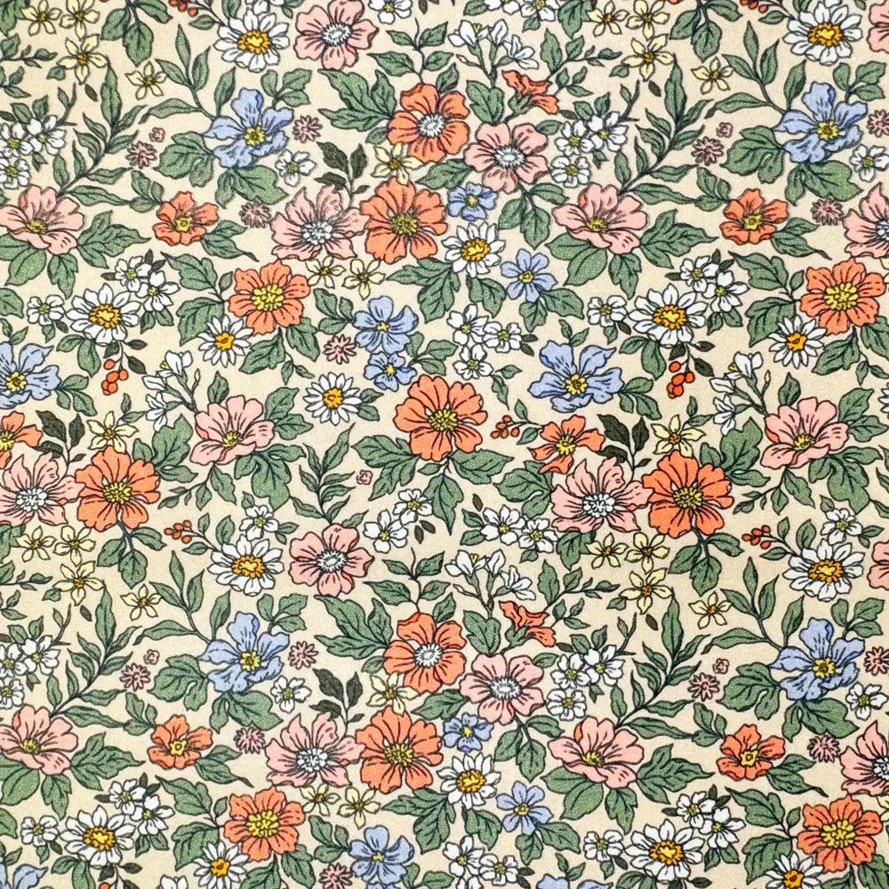 100% Cotton Percale Fabric | 44" (112cm) Wide Lightweight 200 Thread Count Dressmaking & Craft Material – Mix Designs – Sold by the Meter