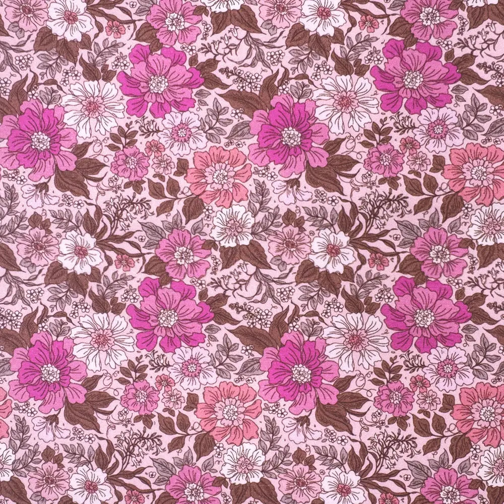 100% Cotton Percale Fabric | 44" (112cm) Wide Lightweight 200 Thread Count Dressmaking & Craft Material – Mix Designs – Sold by the Meter