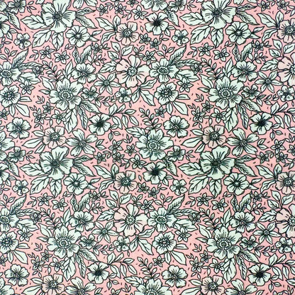 100% Cotton Percale Fabric | 44" (112cm) Wide Lightweight 200 Thread Count Dressmaking & Craft Material – Mix Designs – Sold by the Meter