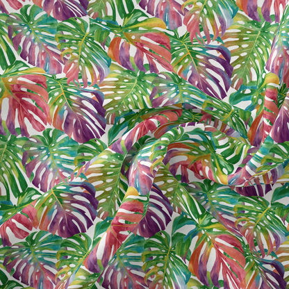 Teflon Coated Cotton Rich Popart Panama Canvas Fabric | Wipe Clean 310gsm 55" (140cm) Wide Printed Craft & Home Fabric – Sold by the Meter