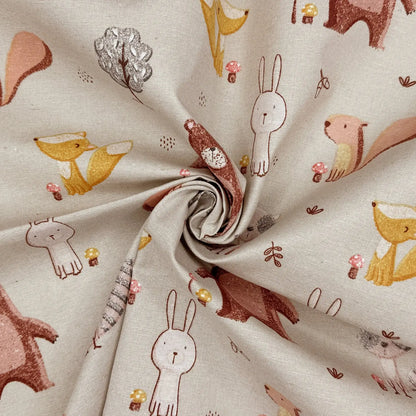 Cotton Rich Half Panama Canvas Fabric | Printed Craft Canvas 54" (140cm) Wide 150gsm OEKO-TEX® – Sold by the Meter