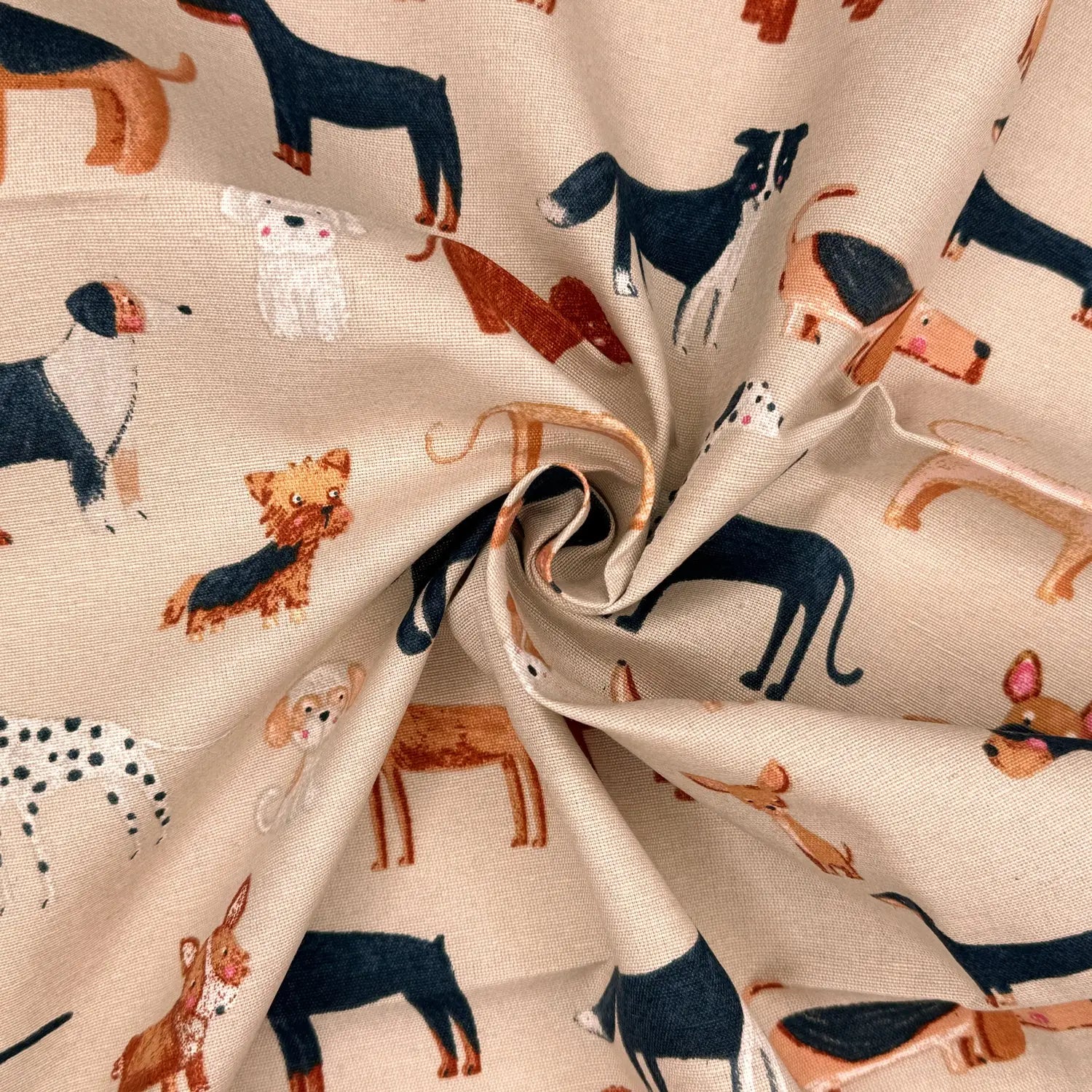 Cotton Rich Half Panama Canvas Fabric | Printed Craft Canvas 54
