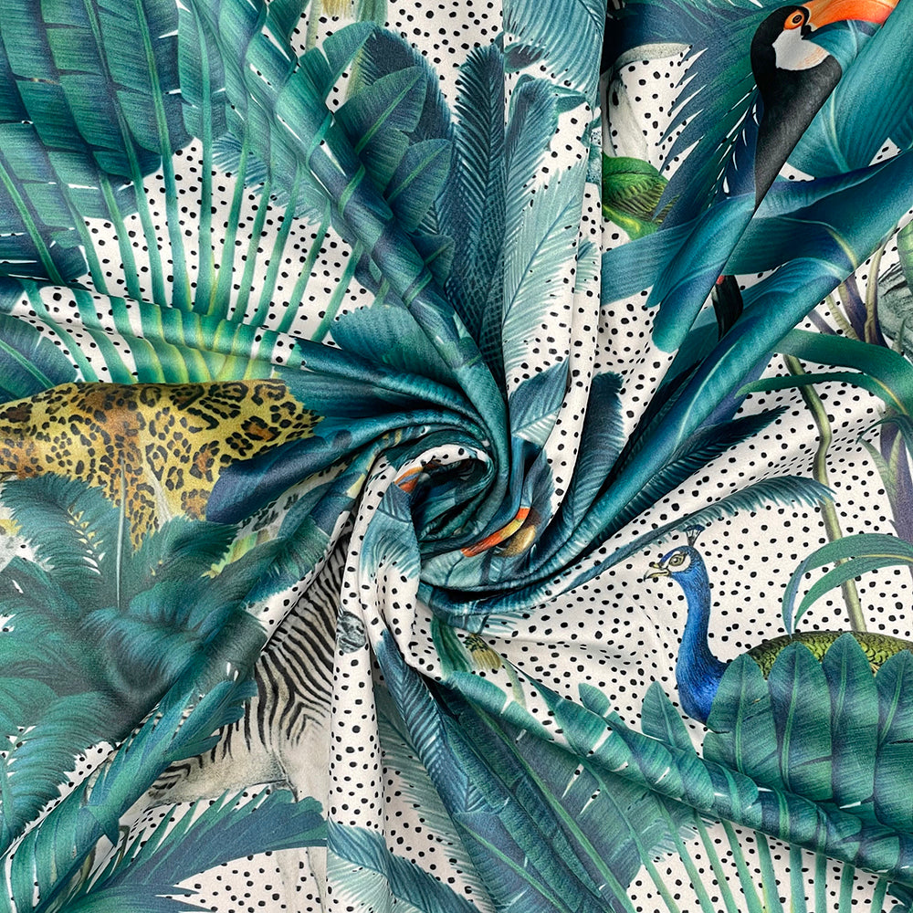 Luxury Printed Velvet Upholstery Fabric | Heavyweight Soft Durable Velvet 58