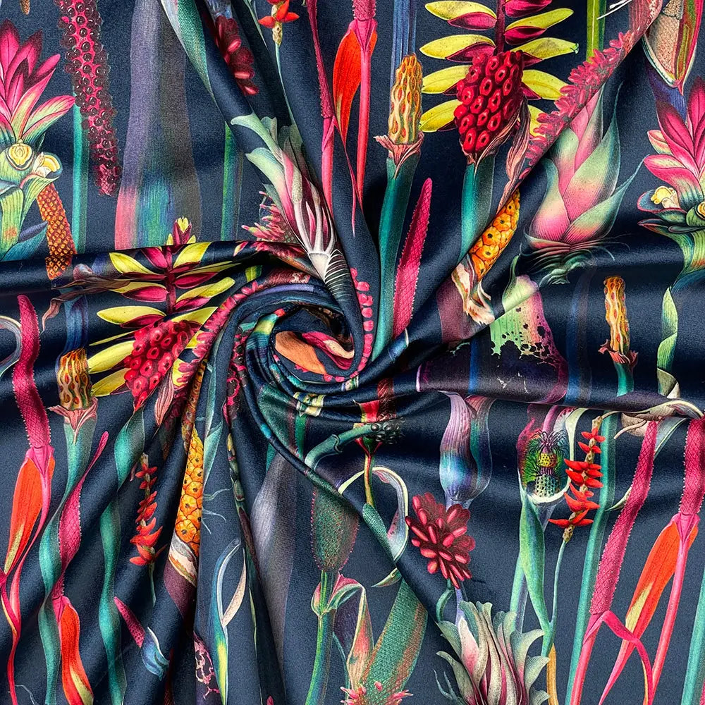 Luxury Printed Velvet Upholstery Fabric – Heavyweight Soft Durable Velvet 58" (148cm) Wide Furnishing Fabric – 15M Roll